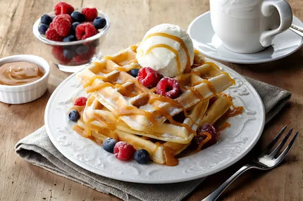 Wafflera Pastelería Cl 850w Antiaderente Negra Raf-207 2 Waffles Negro