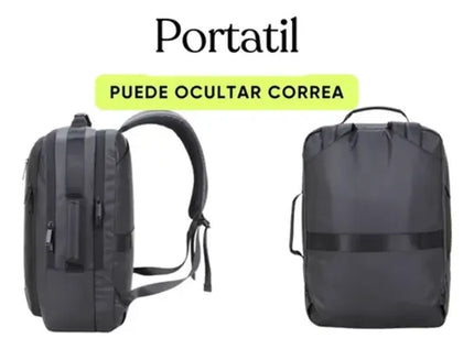 Mochila Ejecutiva Para Viaje Con Puerto Usb Y Compartimento