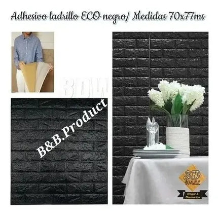 Lamina 3d Pegatina Original Papel Mural Para Pared 78*70 Cm