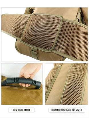 Mochila Oxford Viaje Táctica Militar Rifle Francotirador 80l