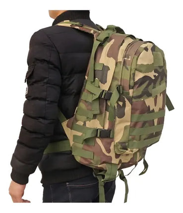 Mochila Táctica Militar 40 Litros Color Verde Militar