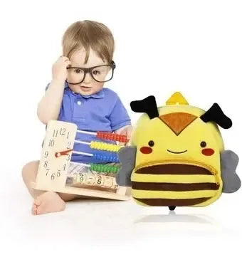 Hermosa Mochila Infantil Felpa Peluche Con Dibujo Animal
