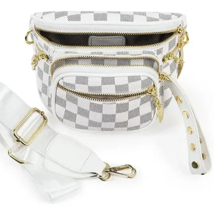 Riñonera Banano Bandolera Bolso Cruzado De Cuero Impermeable