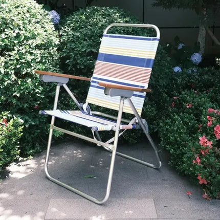 Silla Plegable Playa 59x101x54.5 Cm Multicolor