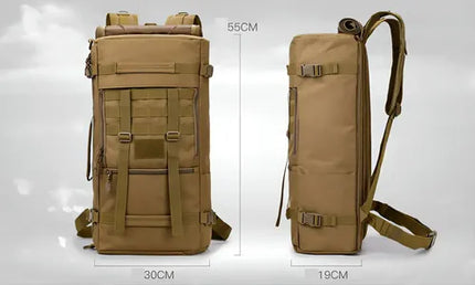 Mochila Táctica Viaje Urbana Para Acampar Molle Deporte 60lt
