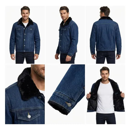 Hermosa Chaqueta Jeans  Vaquero Abrigo Parka Casaca Cazadora Aviadora Bomber Forrada Con C