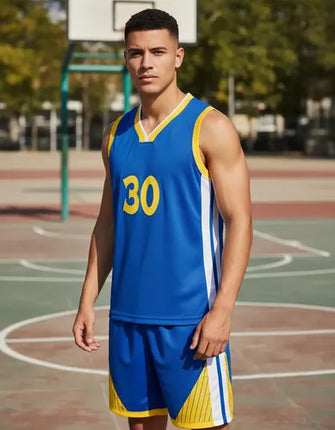 Hermoso Conjunto Baloncesto Uniforme Ropa Deportiva Malla