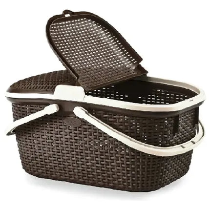 Hermosa Canasta Tavarua Ratan Para Camping Picnic