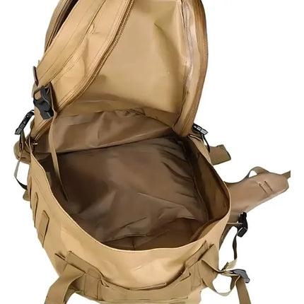 Mochila Táctica Militar 40 Litros Color Ocre
