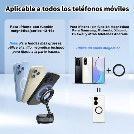 Soporte Magnético Ajustable Celular Auto Y Superficie Lisa