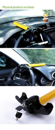 Pack Llave Para Rueda + Traba Volante Anti Robo Auto Y Moto