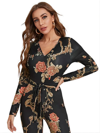 Hermoso Conjunto Enterito Mono Vestido Con Estampado 3d