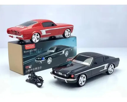 Parlante Altavoz Radio Bluetooth En Forma Ford Mustang 1967