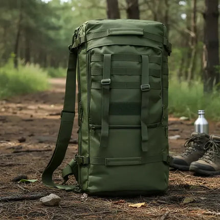 Mochila Táctica Viaje Urbana Para Acampar Molle Deporte 60lt