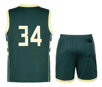 Hermoso Conjunto Baloncesto Uniforme Ropa Deportiva Malla