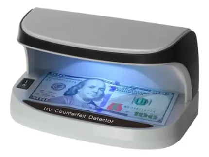 Lector Maquina Detector De Billete Falso Luz Uv Seguridad 5g