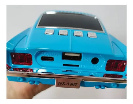 Parlante Altavoz Radio Bluetooth En Forma Ford Mustang 1967
