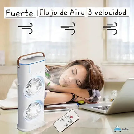 Ventilador Eléctrico Humidificador Aire Acondicionado 5g