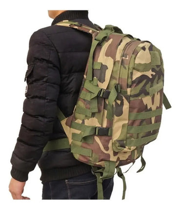Mochila Tactica Militar Bolso Impermeable 40l Viaje Camping