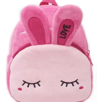 Hermosa Mochila Infantil Felpa Peluche Con Dibujo Animal