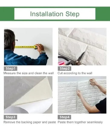 Lamina 3d Pegatina Original Papel Mural Para Pared 78*70 Cm