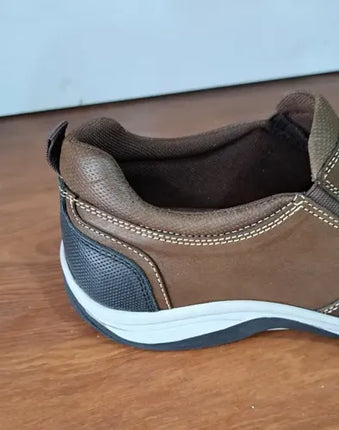 Hermoso Zapato Mocasin Coreano De Cuero Impermeable Outdoor
