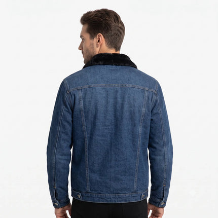 Hermosa Chaqueta Jeans  Vaquero Abrigo Parka Casaca Cazadora Aviadora Bomber Forrada Con C