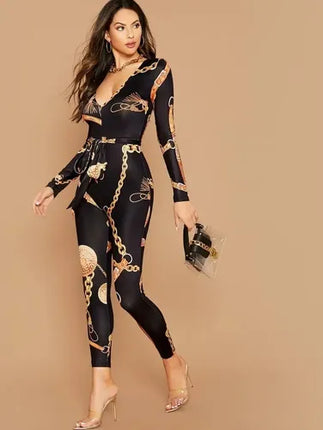Hermoso Conjunto Enterito Mono Vestido Con Estampado 3d