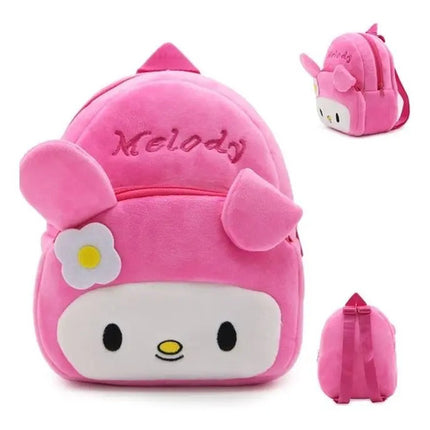 Hermosa Mochila Infantil Felpa Peluche Con Dibujo Animal