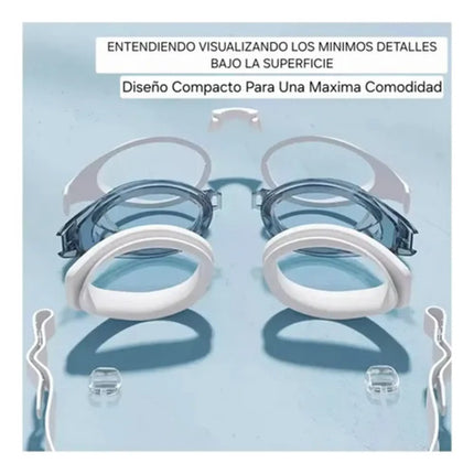 Lentes Gafas Profesional De Natación Antiparras Antivaho Ori