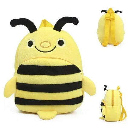 Hermosa Mochila Infantil Felpa Peluche Con Dibujo Animal