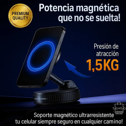 Soporte Magnético Universal Para Celular Con Succión Para Au