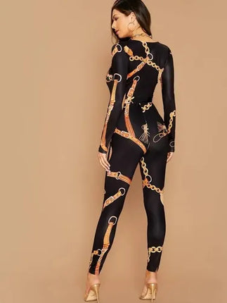 Hermoso Conjunto Enterito Mono Vestido Con Estampado 3d