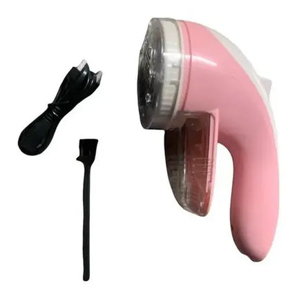 Quita Pelusas Inalámbrico Recargable De Meidimake Con Cuchillas De Acero Y Usb Rosa