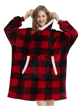 Poleron Sudadera Pijama Oversize Unisex Manta Sherpa Chiporo