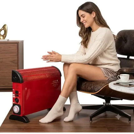 Convector Calefactor Estufa Eléctrica 30m2 Turbo Automatico