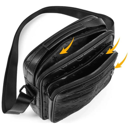 Hermosa Bandolera De Cuero Vintage Unisex Calidad 5estrellas
