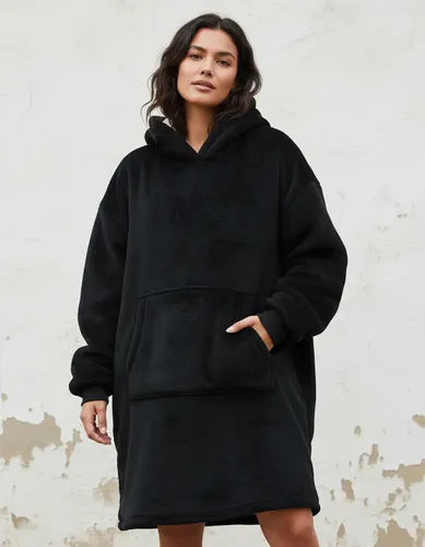 Hermoso Poleron Talla Grande Over Size Forrado Con Sherpa Coleccion Otoño E Invierno Tela