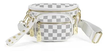Riñonera Banano Bandolera Bolso Cruzado De Cuero Impermeable