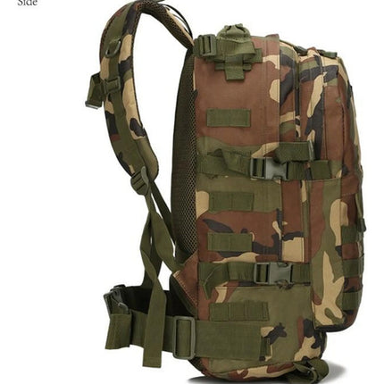 Mochila Táctica Militar 40 Litros Color Verde Militar