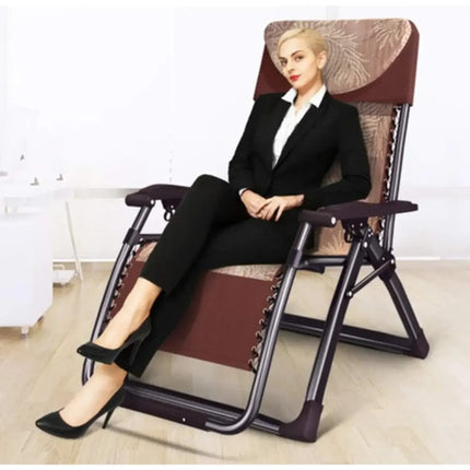 Hermosa Reposera Silla Plegable Con 0gravedad Patio Camping