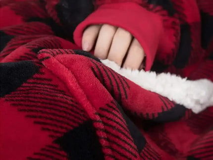 Poleron Sudadera Pijama Oversize Unisex Manta Sherpa Chiporo