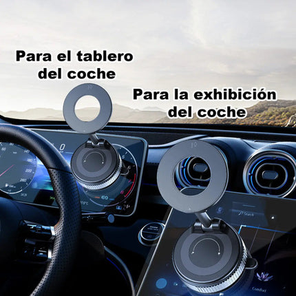 Toneof Soporte Magnético Para Teléfono Celular Mini Soporte De Coche Con Vacío Adsorción Y