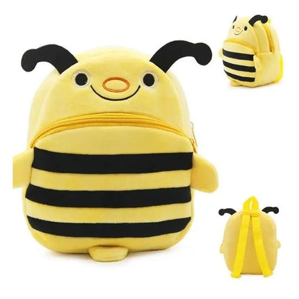 Hermosa Mochila Infantil Felpa Peluche Con Dibujo Animal