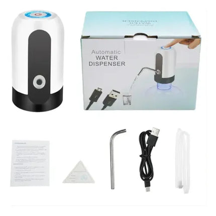 Dispensador Portátil De Agua Con Bomba Eléctrica Recargable