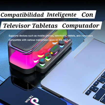 Parlante Inalámbrico Altavoz Portátil Recargable Bltooth 5.0
