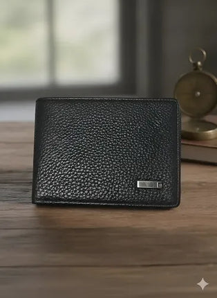 Hermosa Billetera Impermeable De Cuero Genuino Premium