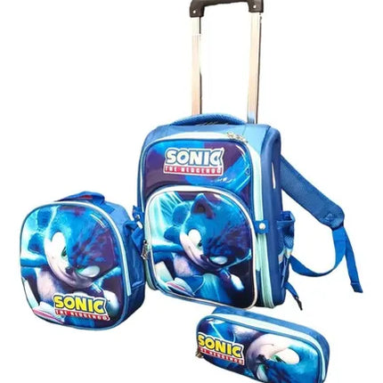 Hermosa Mochila Infantil Super Mario Pack 3 Mochila Escolar