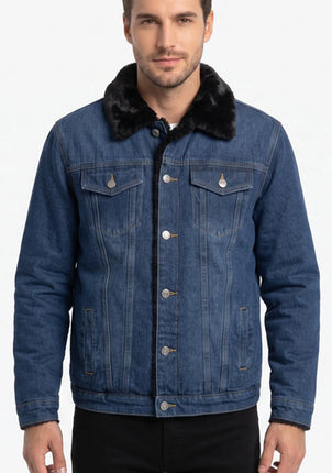 Hermosa Chaqueta Jeans  Vaquero Abrigo Parka Casaca Cazadora Aviadora Bomber Forrada Con C