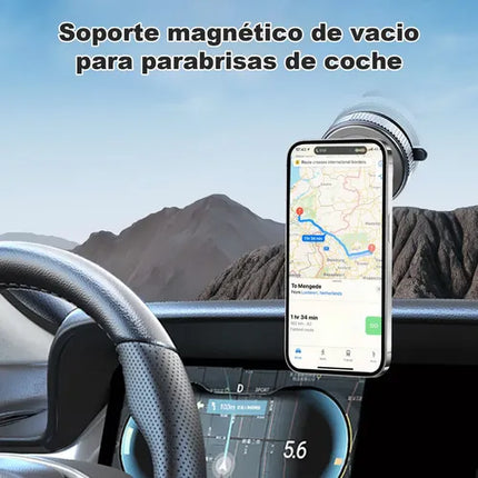 Toneof Soporte Magnético Para Teléfono Celular Mini Soporte De Coche Con Vacío Adsorción Y